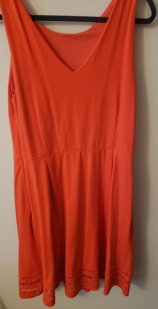 Orange dress